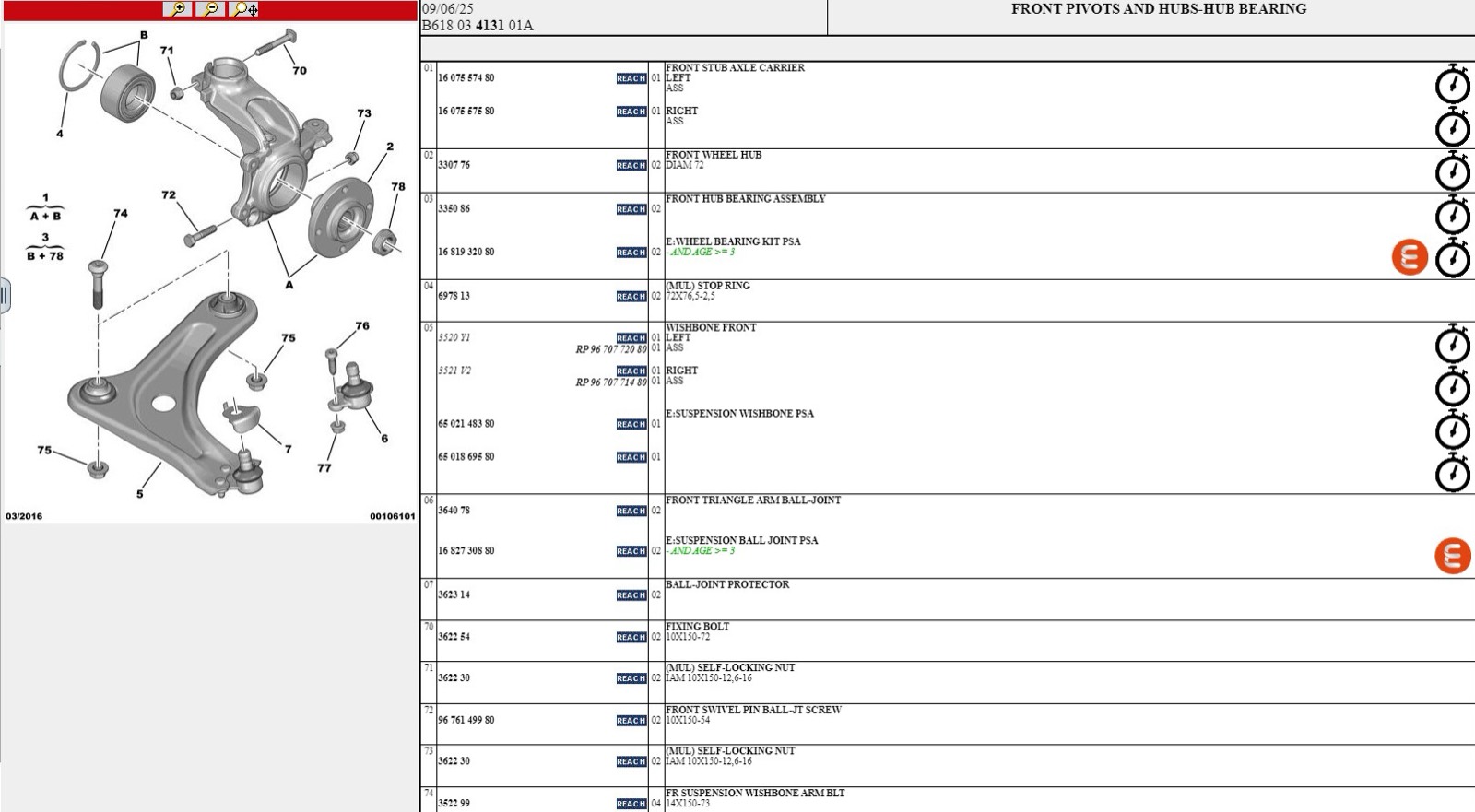 Service Box interface — screenshot 3
